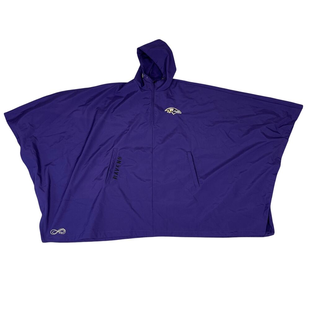 NFL Tony Gonzalez Baltimore Ravens Jacket Poncho US Men's XL